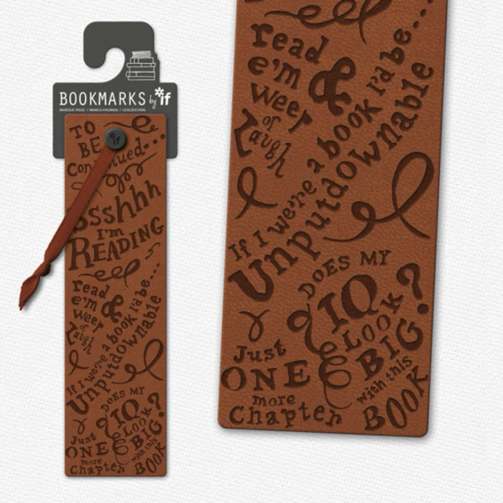 Ssshhh Bookmarks - I'm Reading - Brown