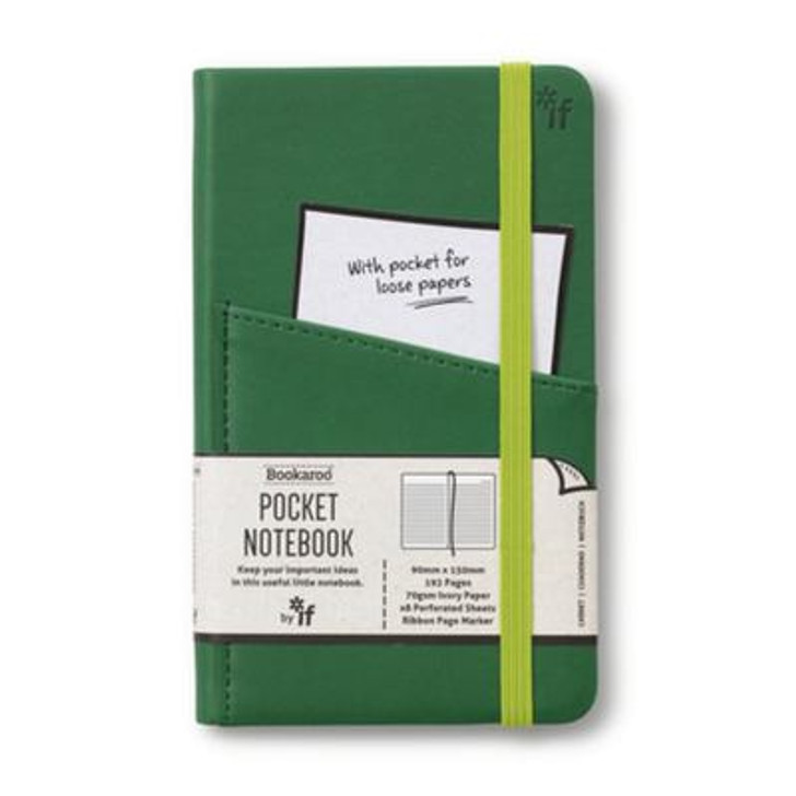 Bookaroo Pocket Notebook (A6) Forest Green