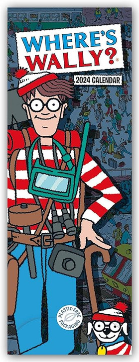 Where's Wally? Slim Calendar 2024