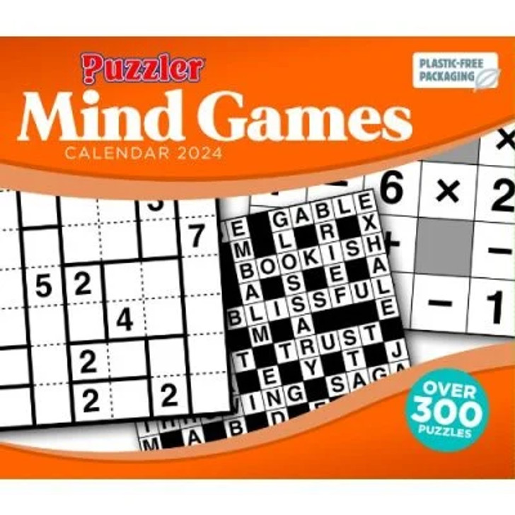 Mind Games Puzzler Calendar 2024