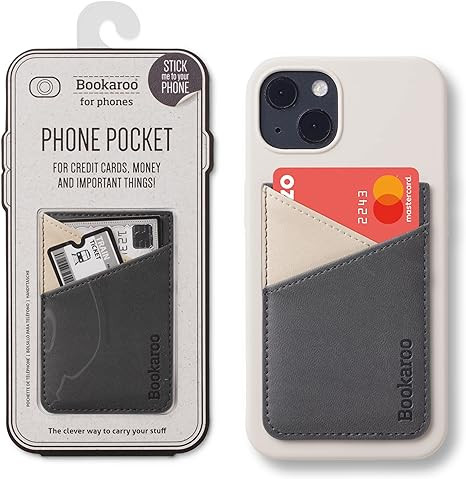 IF Bookaroo Phone Pocket - Charcoal