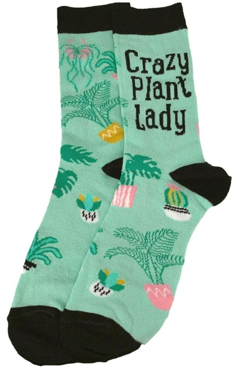 Sock Therapy Crazy Plant Lady STWCPL