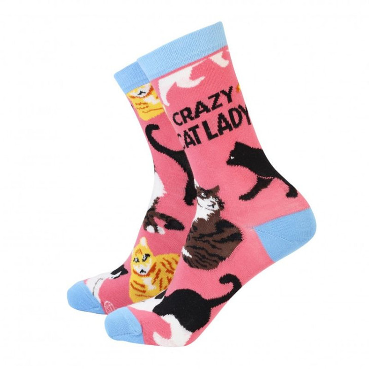 Sock Therapy Crazy Cat Lady STWCR