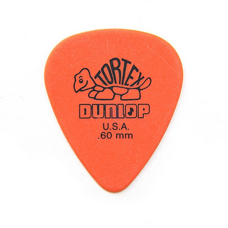 Dunlop Tortex Picks Orange .60mm 12 Pack
