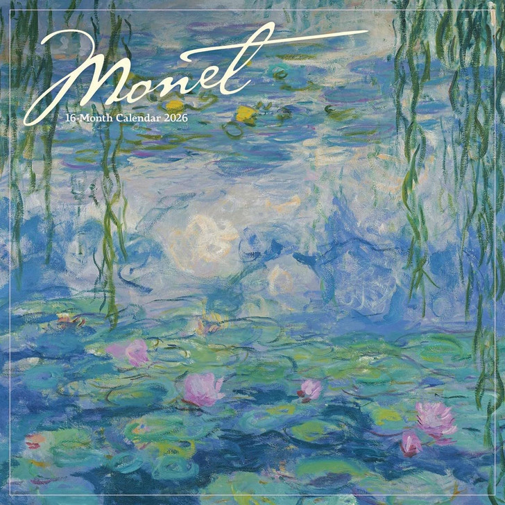 Monet 16 Month 2026 Square Wall Calendar