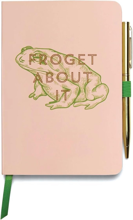 Vintage Sass Notebook with Pen - Forget About It