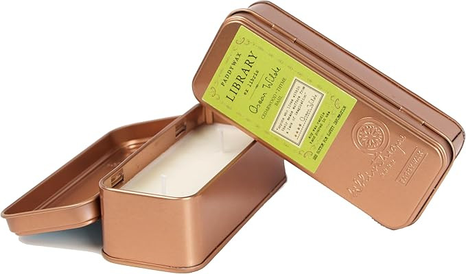 Library Two Wick Travel Tin - Oscar Wilde