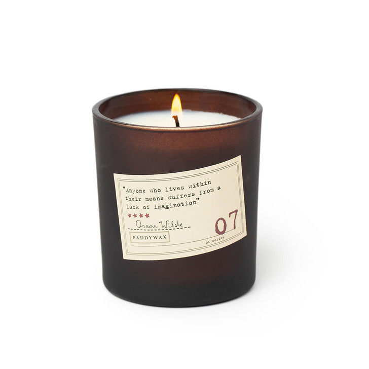 Paddywax Oscar Wilde Scented Candle