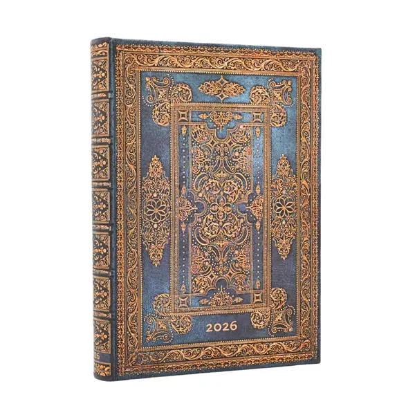 Paperblanks 2026 Blue Luxe Design 12-Month Planner Midi