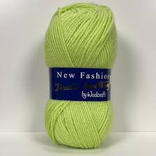 Woolcraft New Fashion Double Knit Shade 439 - Apple Green
