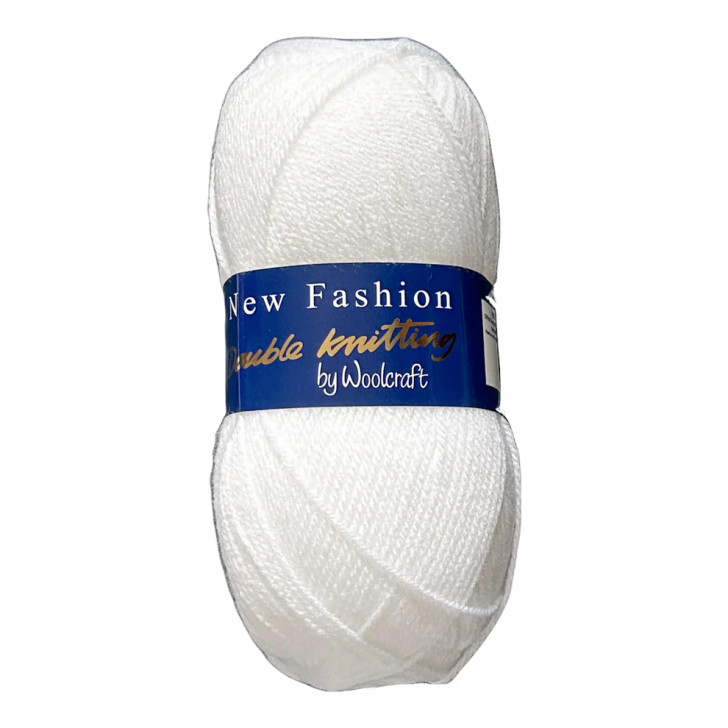 Woolcraft New Fashion Double Knitting Shade - 7F76 White