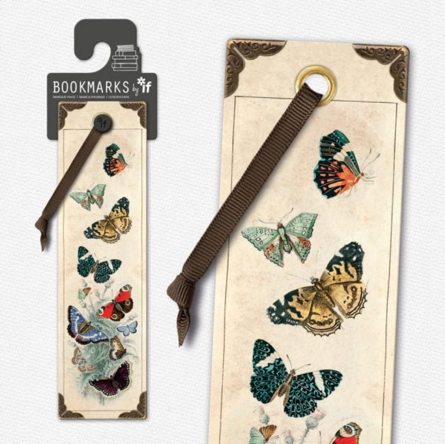 Vintage Bookmarks - Butterflies PT