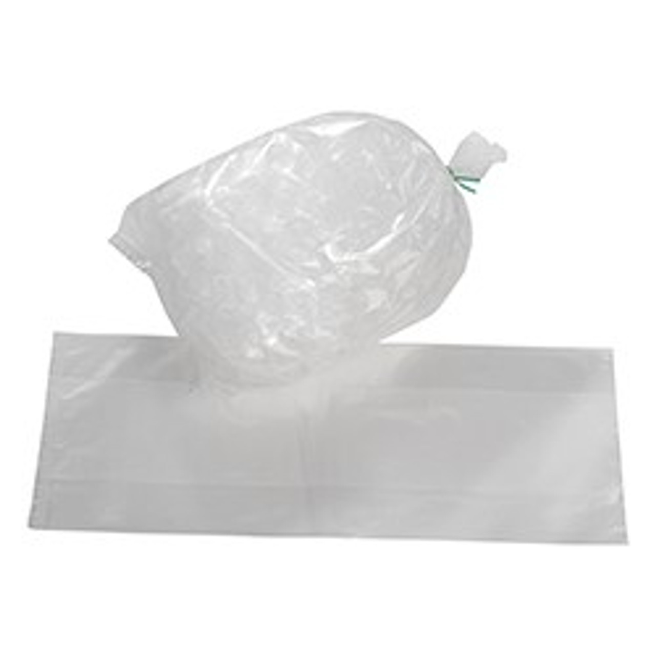 Miscellaneous Vendor 130IC10PL 1M Plastic 10 lb Ice Bag with Ice Print  15 mil 12 X 21 in Clear 1000case  Baumann Paper
