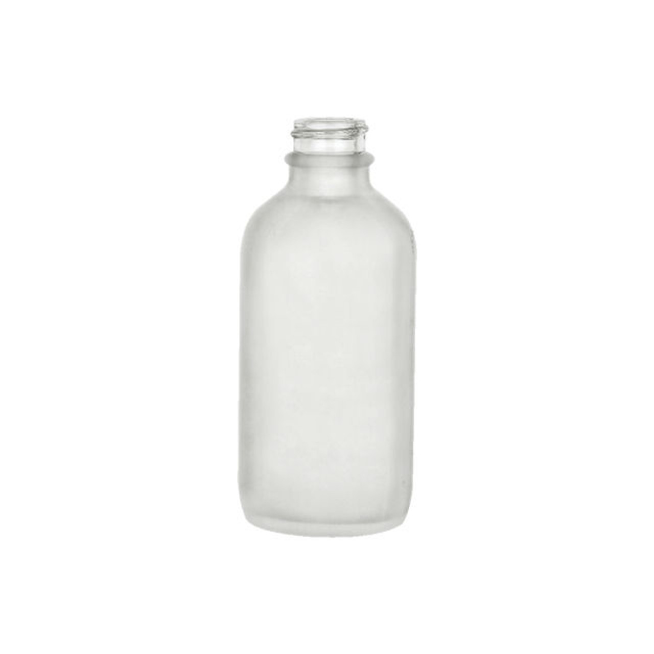 4 oz. Frosted Glass Boston Round Bottle (24-400 Neck Size) - AromaTools®