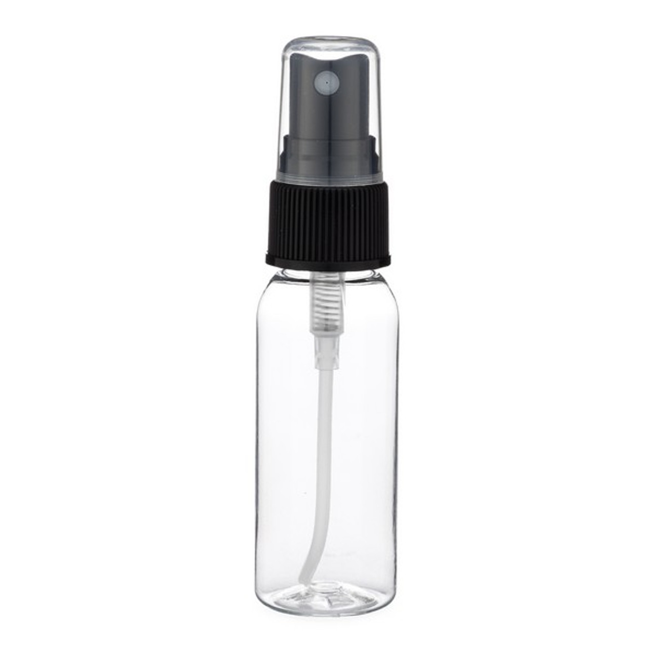 16 oz. Clear PET Spray Bottle with Blue & White Sprayer