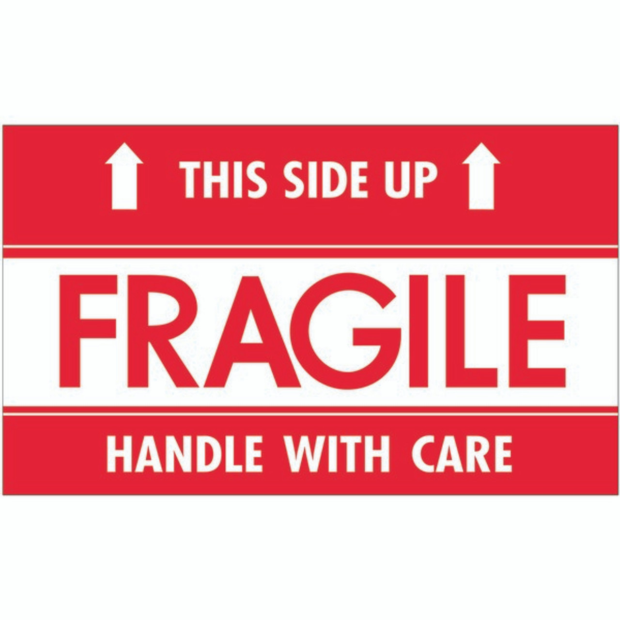 standard Fragile Sticker Handle With Care, For Industrial, Packaging Type:  Packet