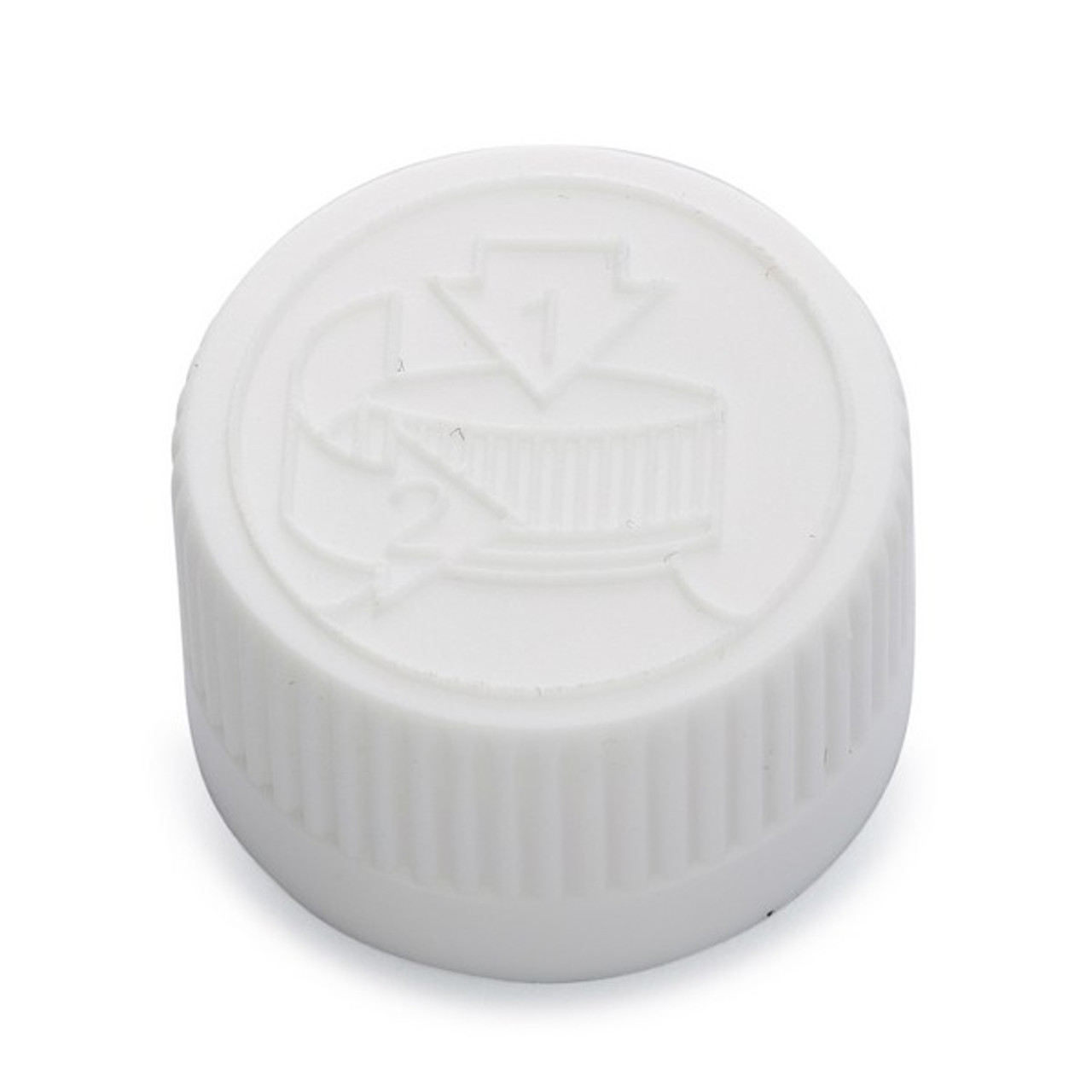 20-400 White PP CR Capable Cap - Pulp & Vinyl Liner | Berlin