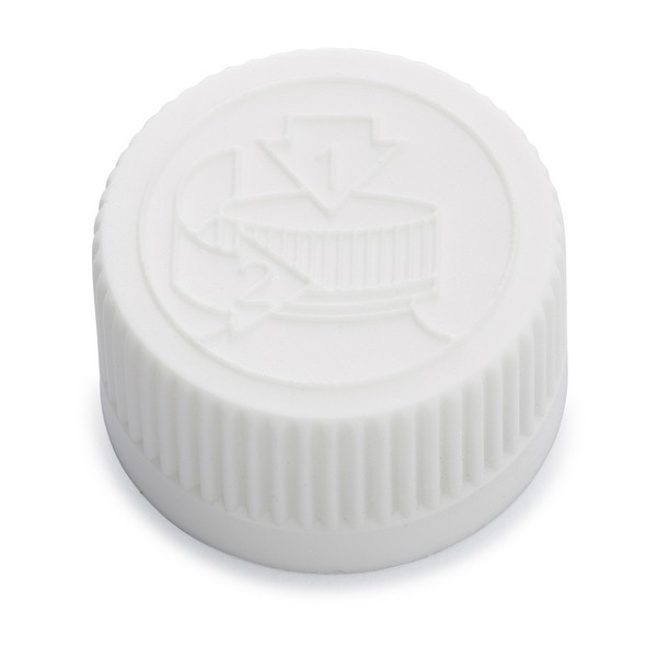 24-400 White PP CR Capable Cap - Pulp & Vinyl Liner | Berlin