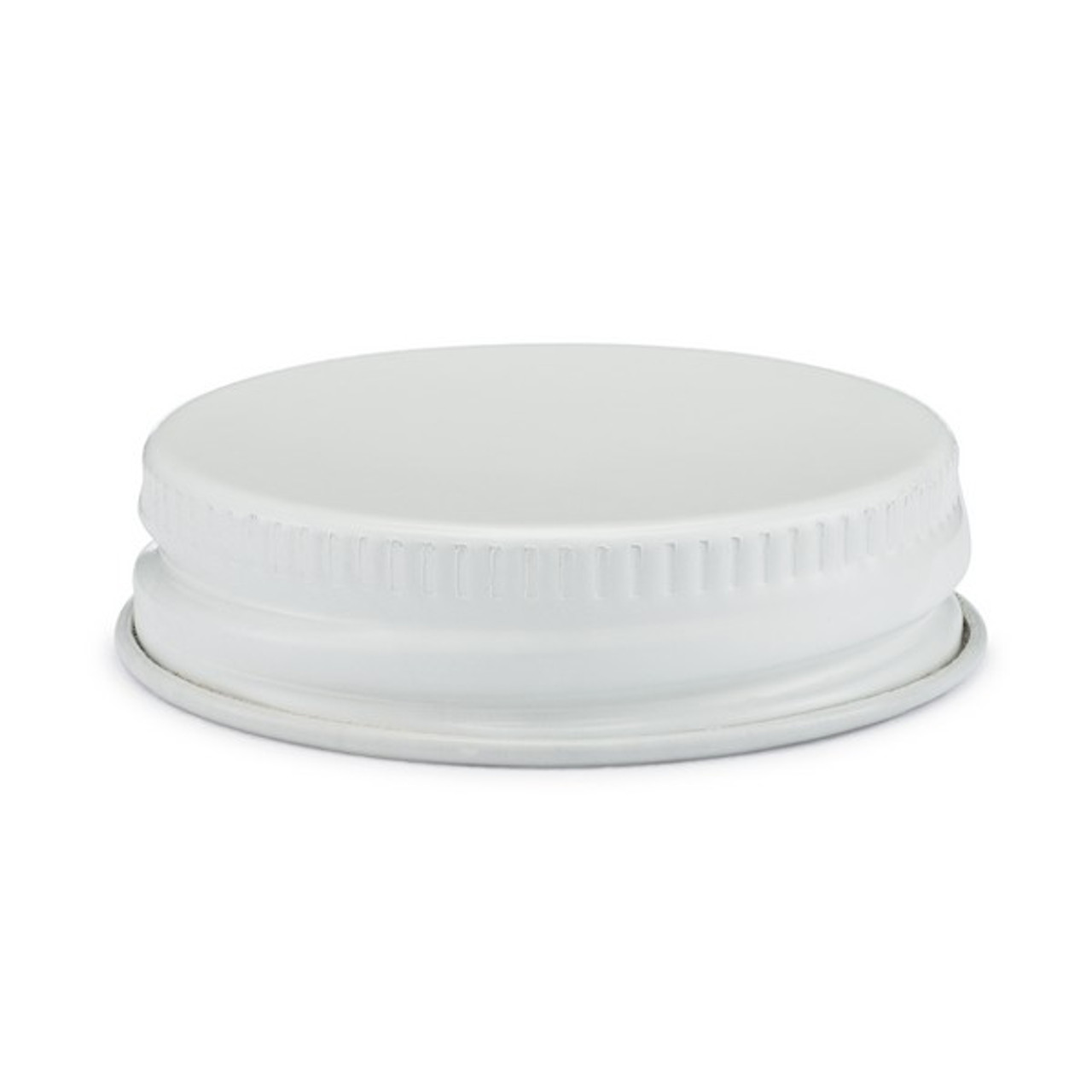 38-400 White Metal Cap (Plastisol Liner) | Berlin Packaging