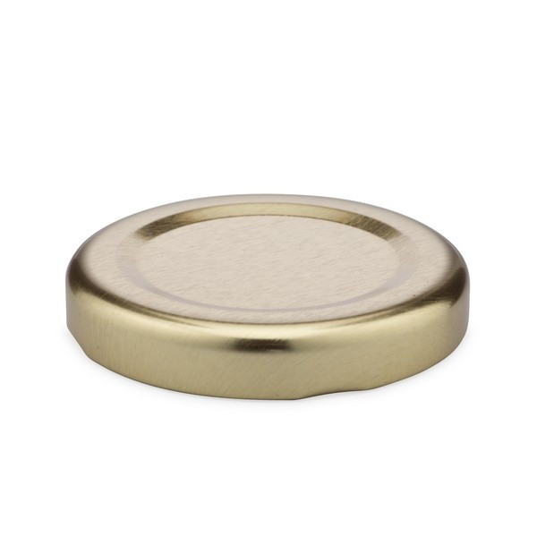 48 mm Gold Metal Lug Caps (Plastisol Liner) | Berlin