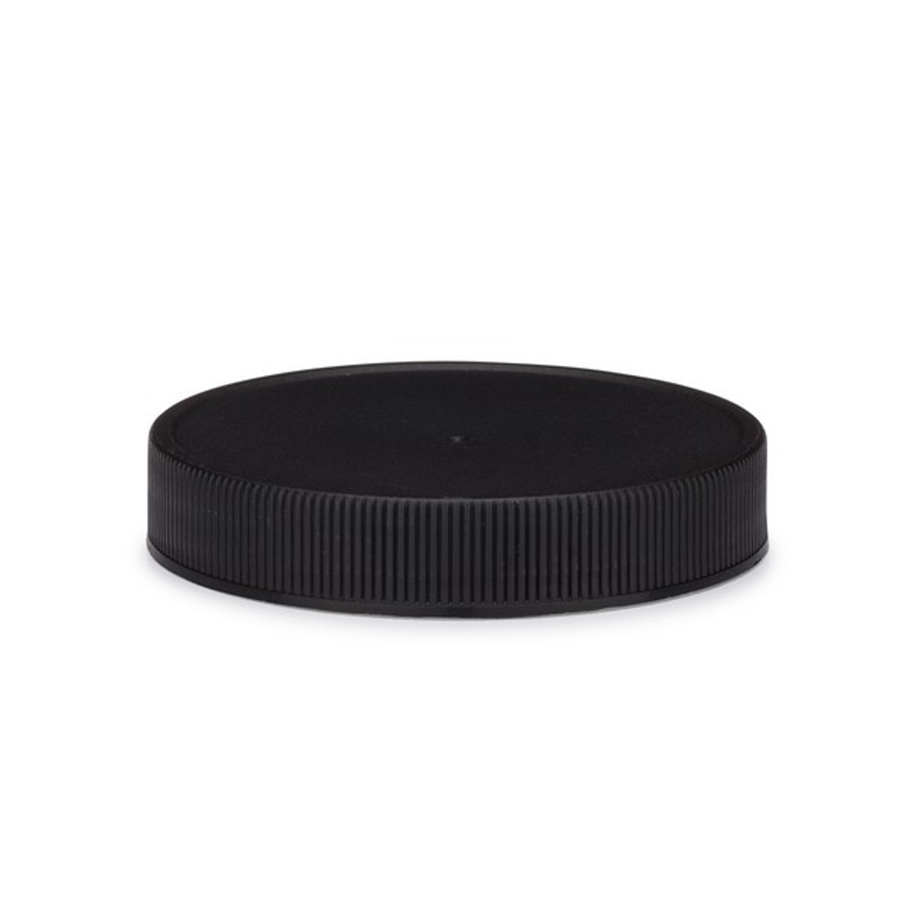 63-400 Black PP Ribbed Screw Top Caps (Foam Liner) | Berlin