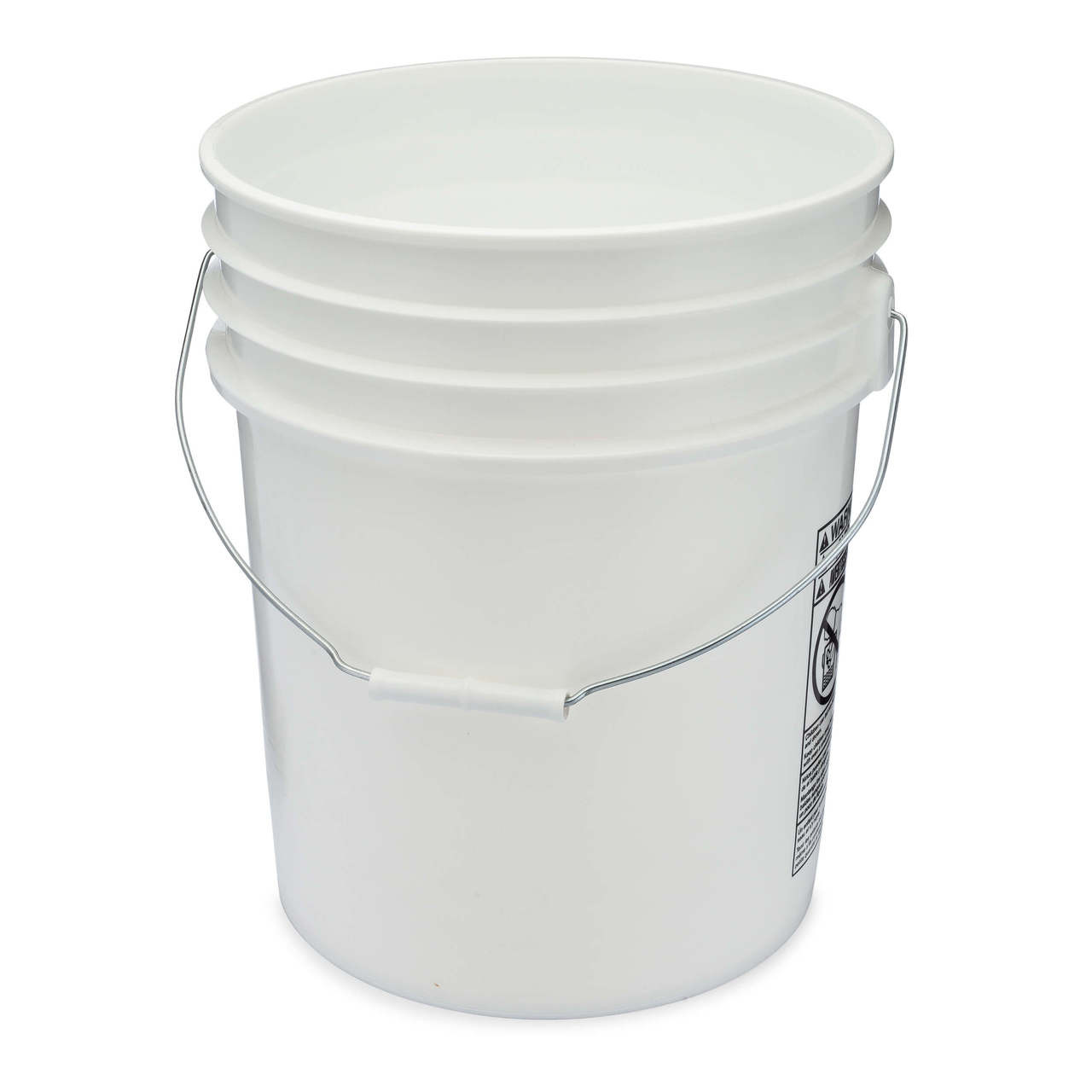 5-Gallon Bucket, White