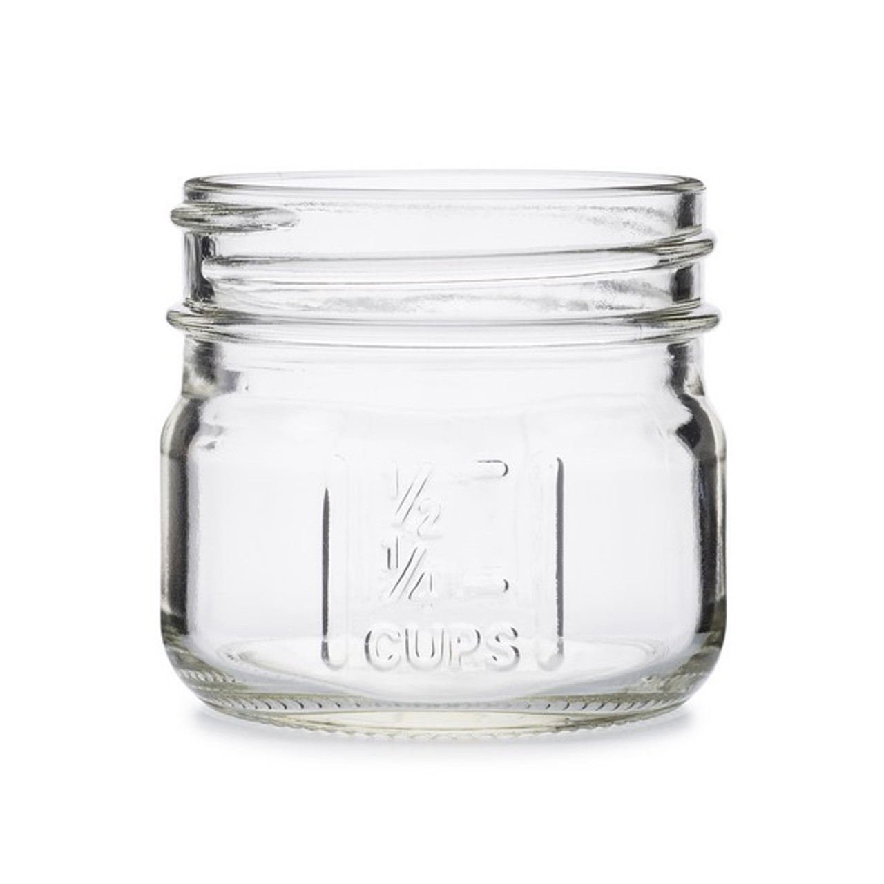 4 oz Clear Glass Spice Jars (Cap Not Included) - YSP4