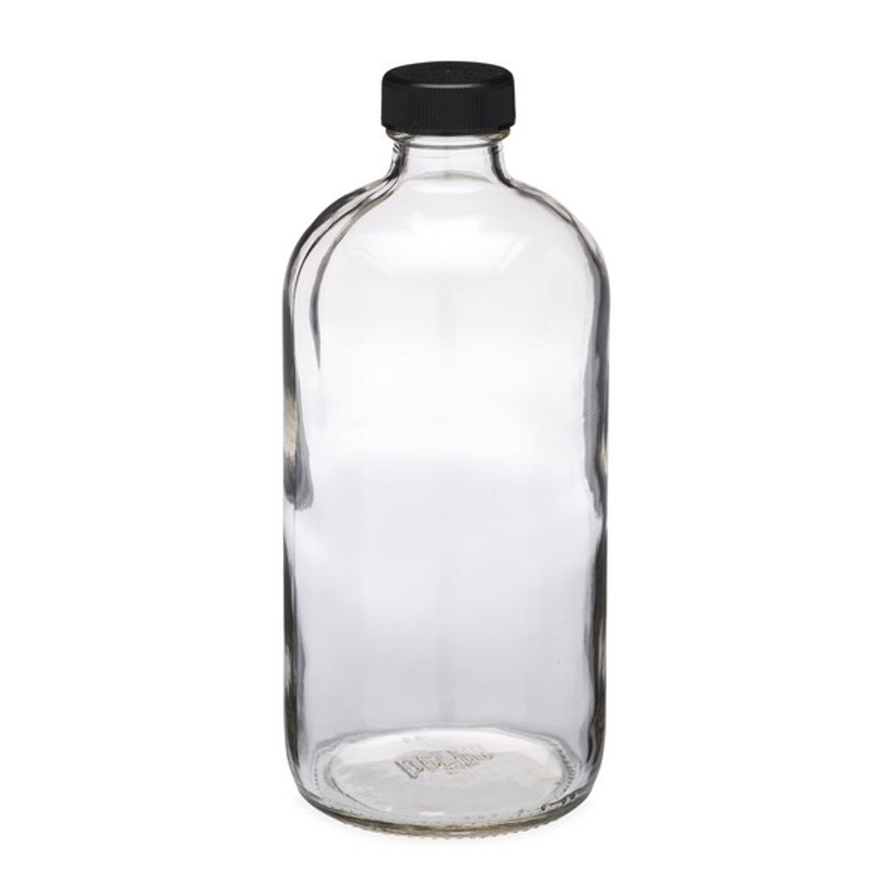 Glass Boston Round Bottle 16 oz - What's Good