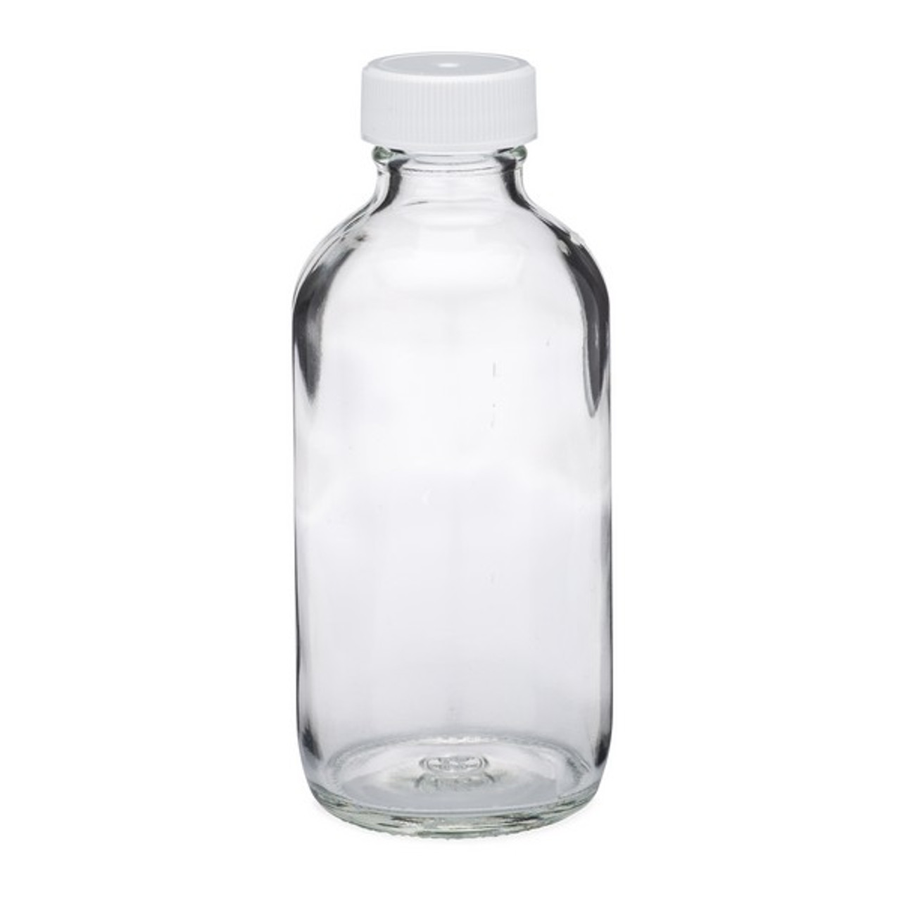 Clear Boston Round Glass Bottles - 4 oz