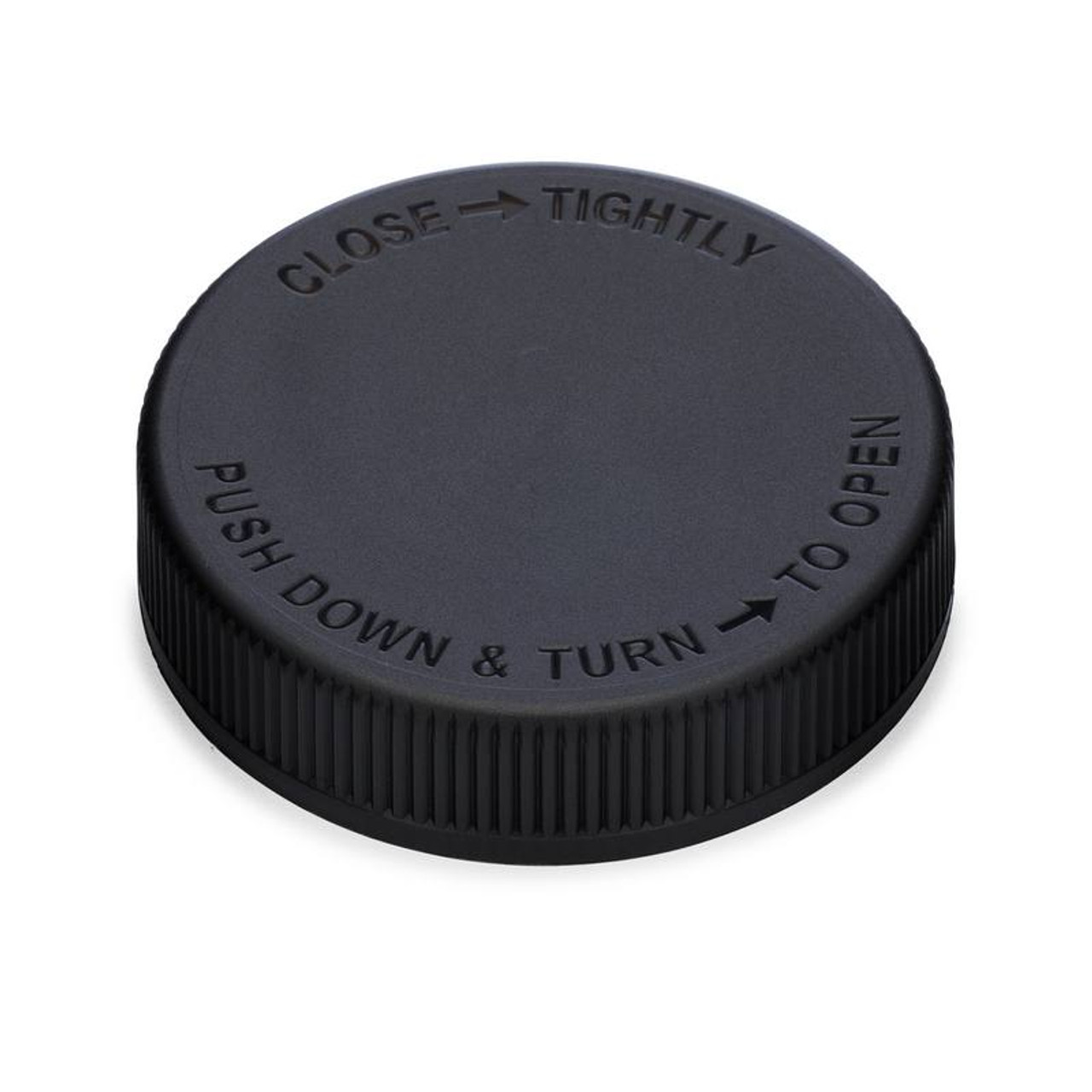 63-400 Black PP CR Capable Smooth Top Cap | Berlin Packaging