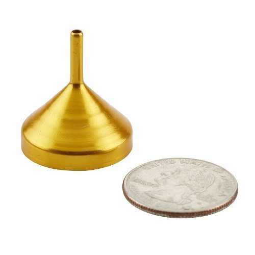 24 mm Gold Aluminum Mini Funnel Berlin Packaging