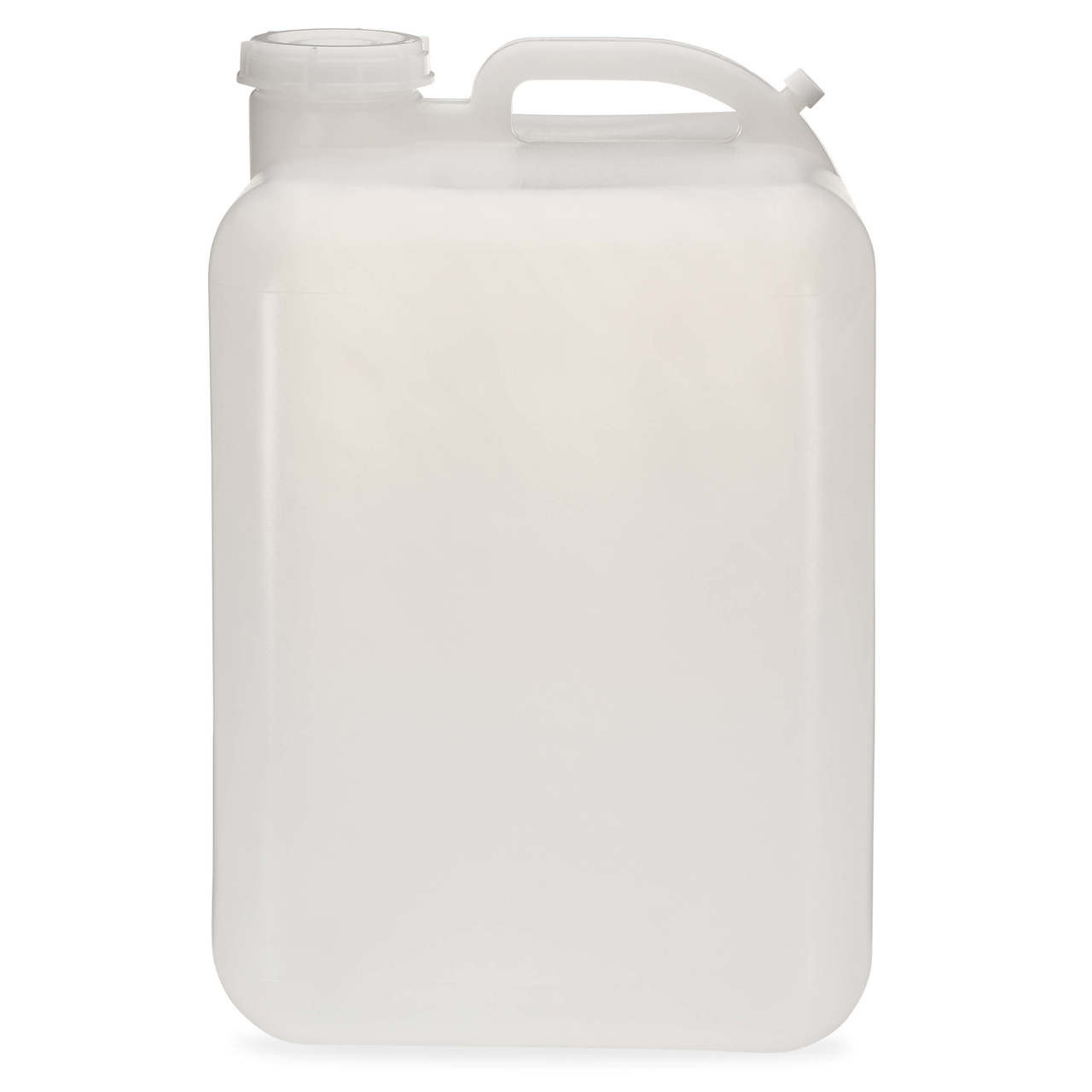 5 gal. Natural HDPE Plastic Carboy & White Cap Berlin