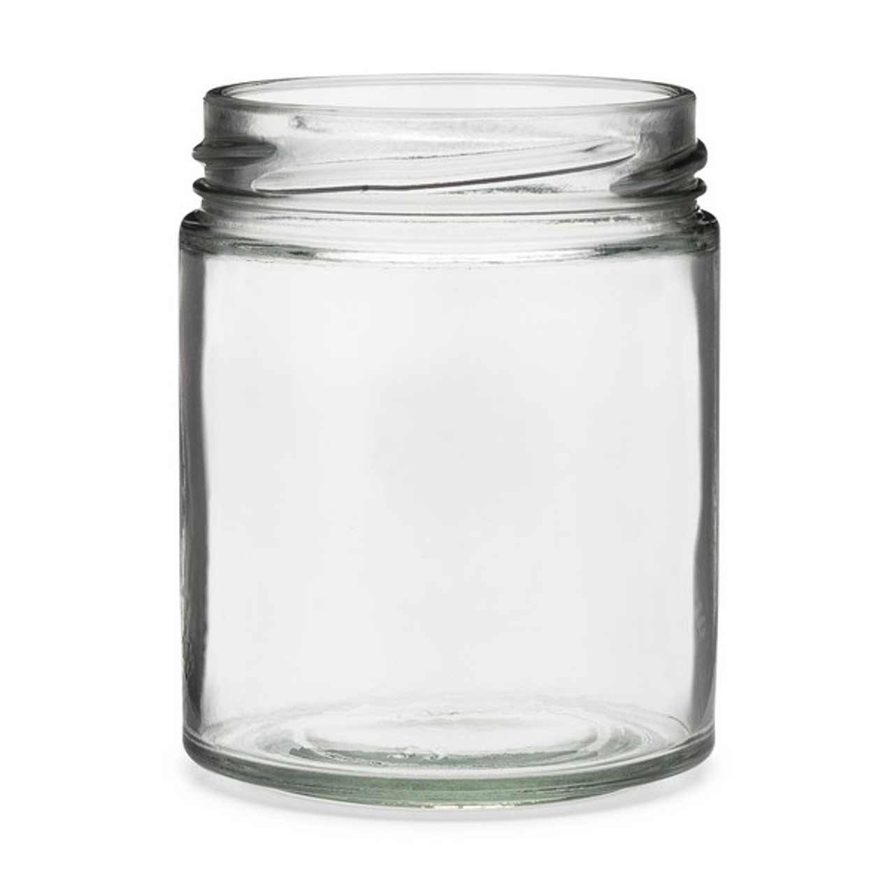 6oz Clear Glass Lug Jars