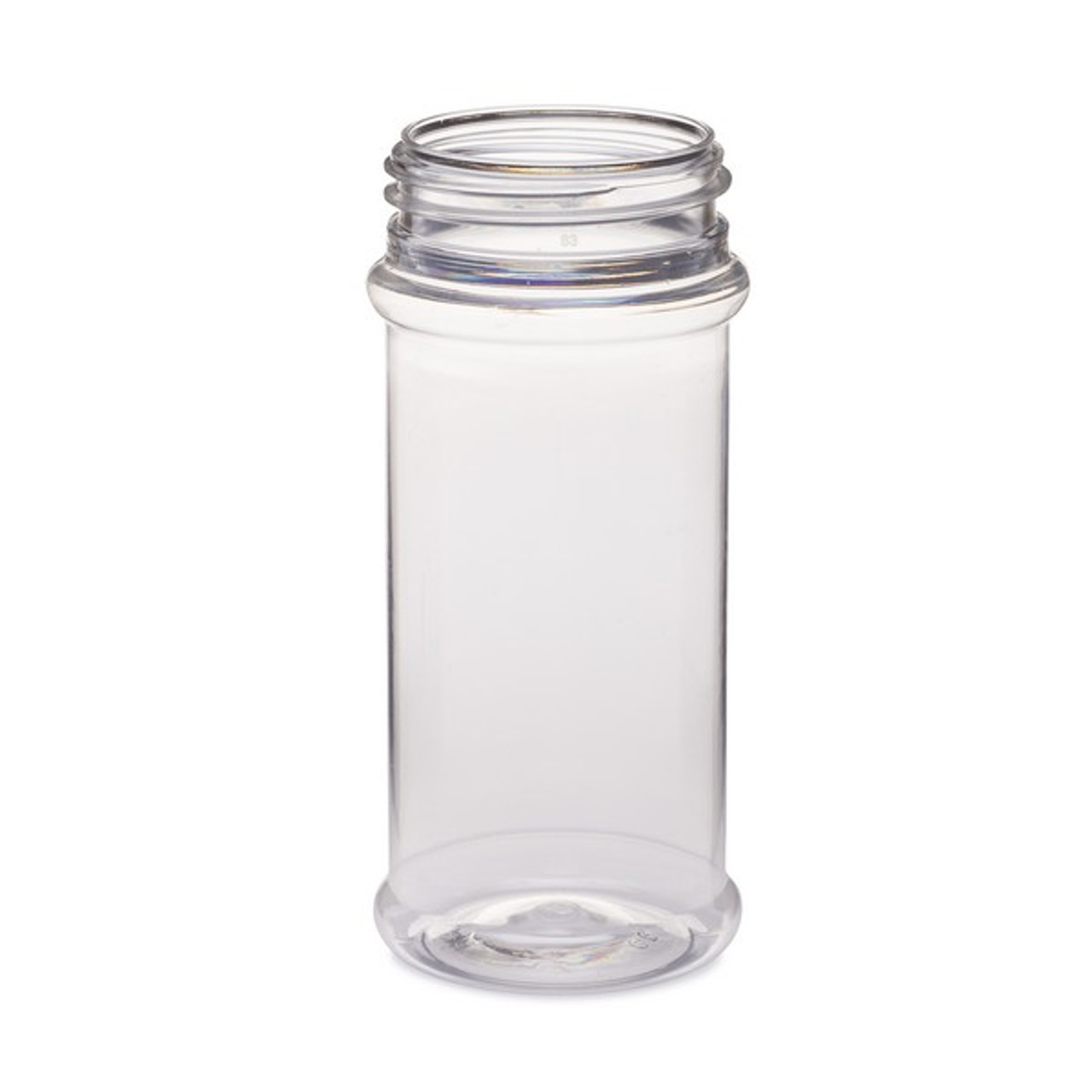 8 oz Clear PET Plastic Spice Jars (Cap 