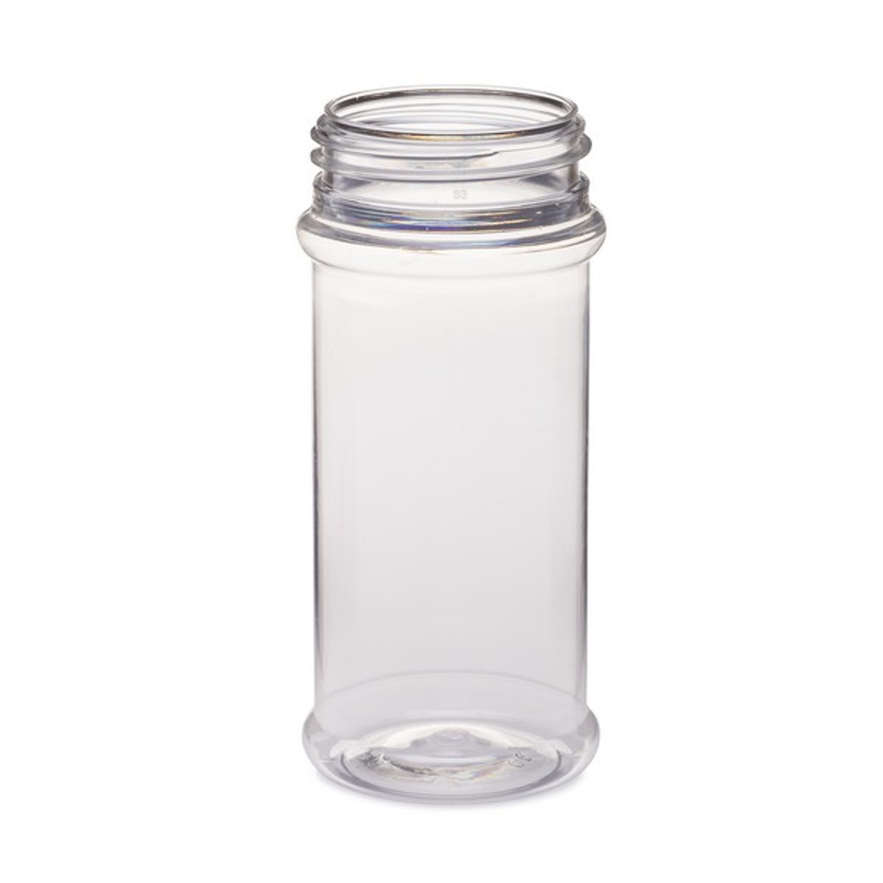 8 oz Clear Pet Plastic Spice Jars (Cap Not Included) - Clear 53-485