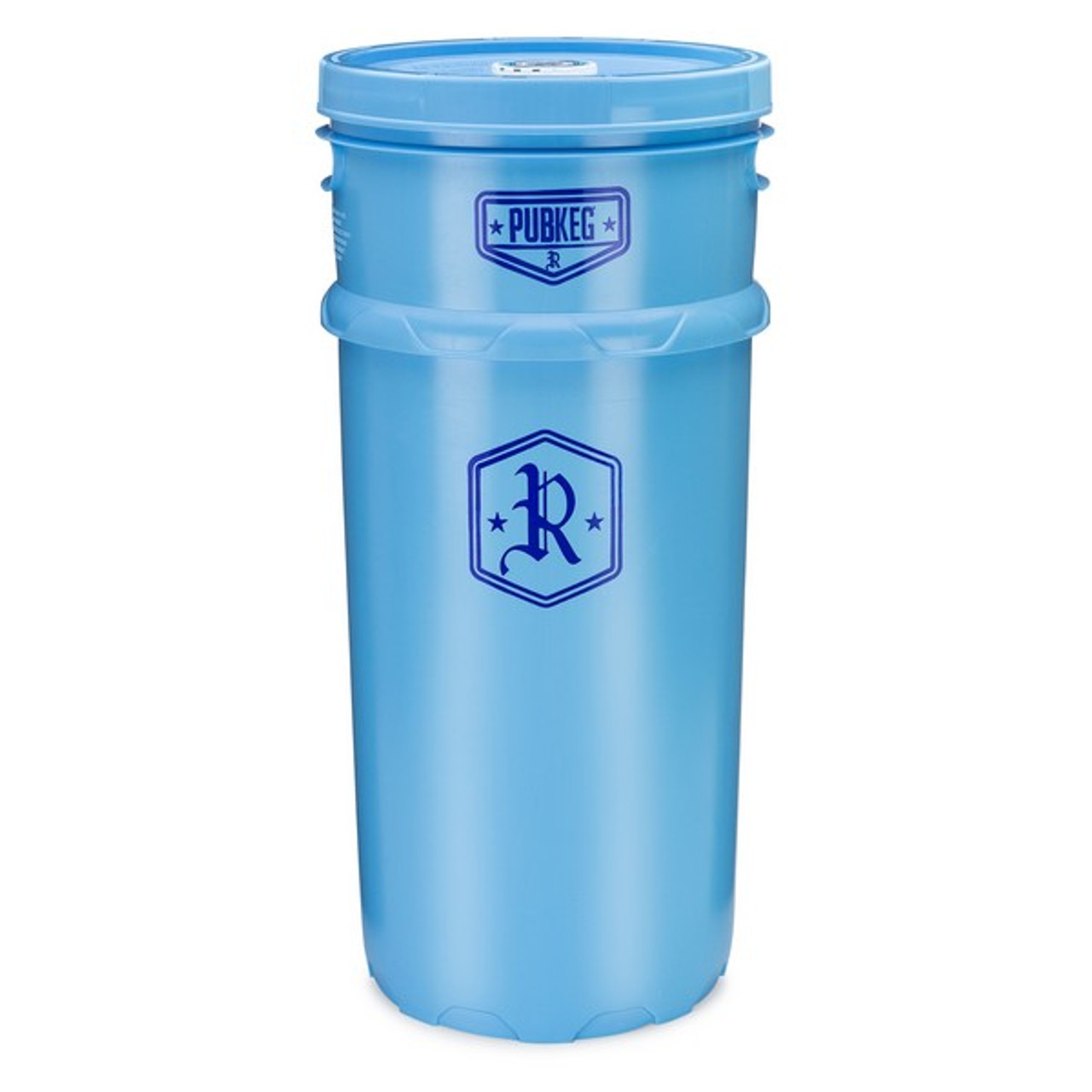 5 Gal Blue Hdpe Plastic Pub Keg With Bottle Valve Berlin Packaging