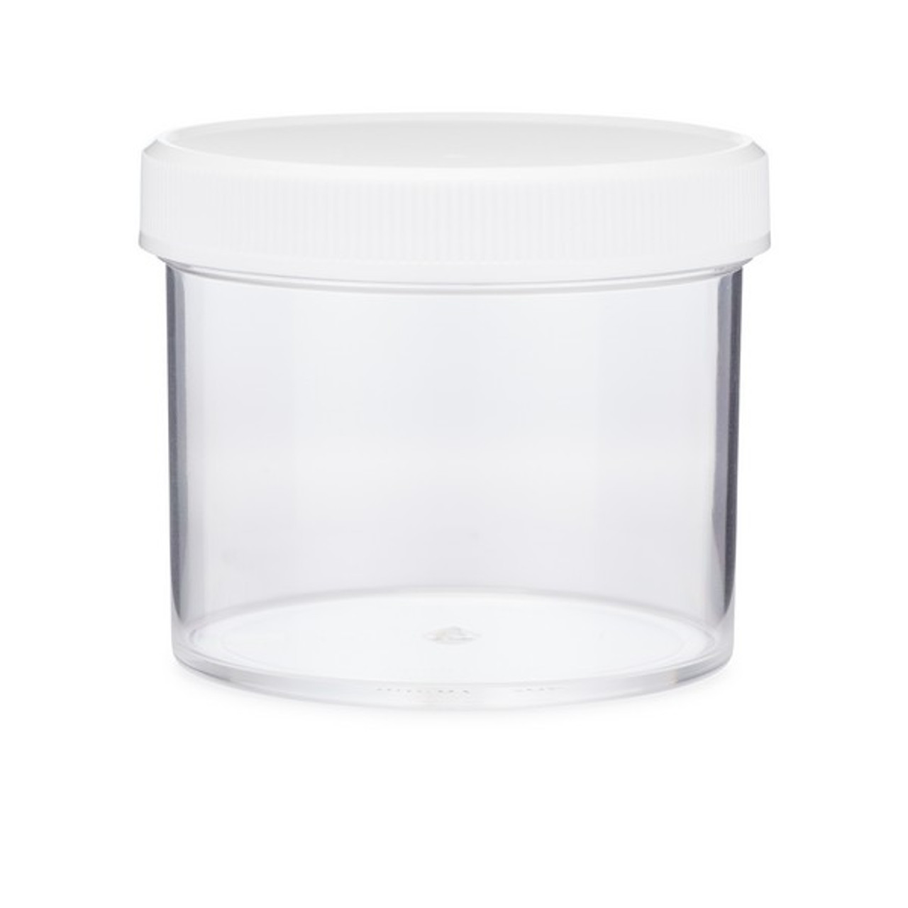 Clear Plastic Jars with Screw Lid