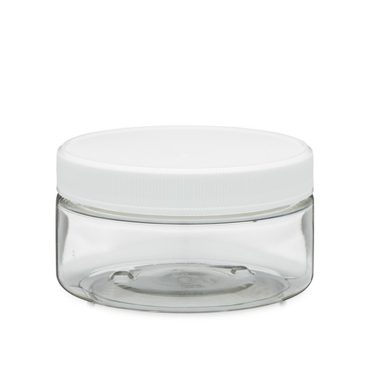 16oz Clear Pet Plastic Straight Sided Jars - Clear BPA Free 89-400