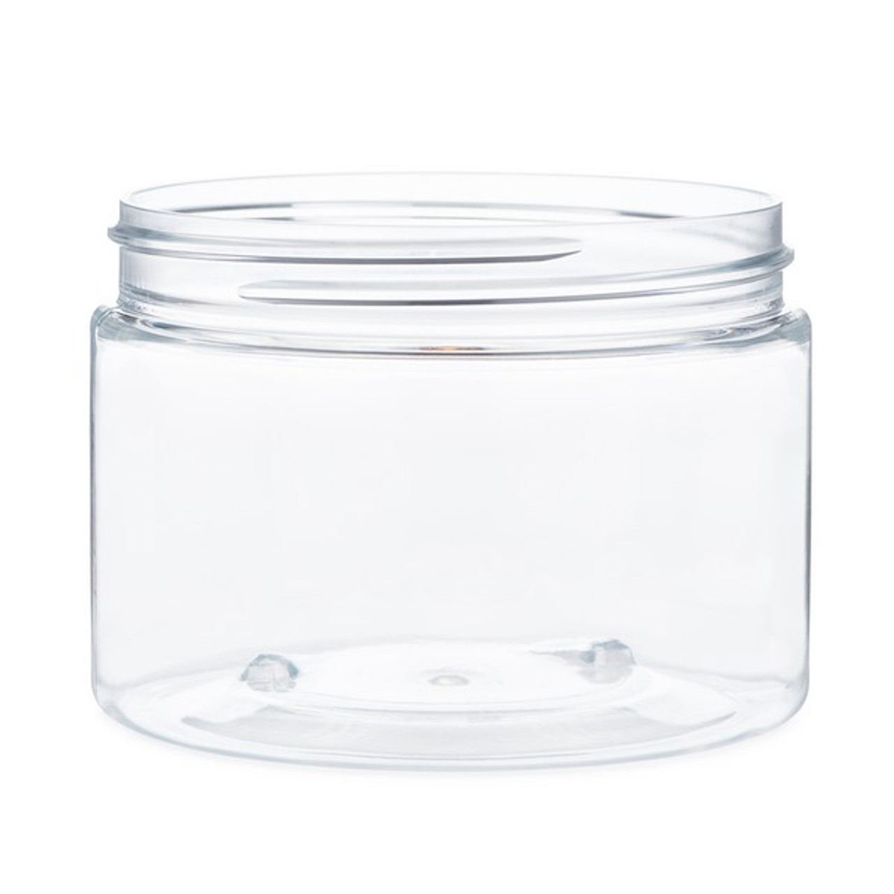 8 oz. Clear PET Plastic Wide Mouth Jar, 89mm 89-400