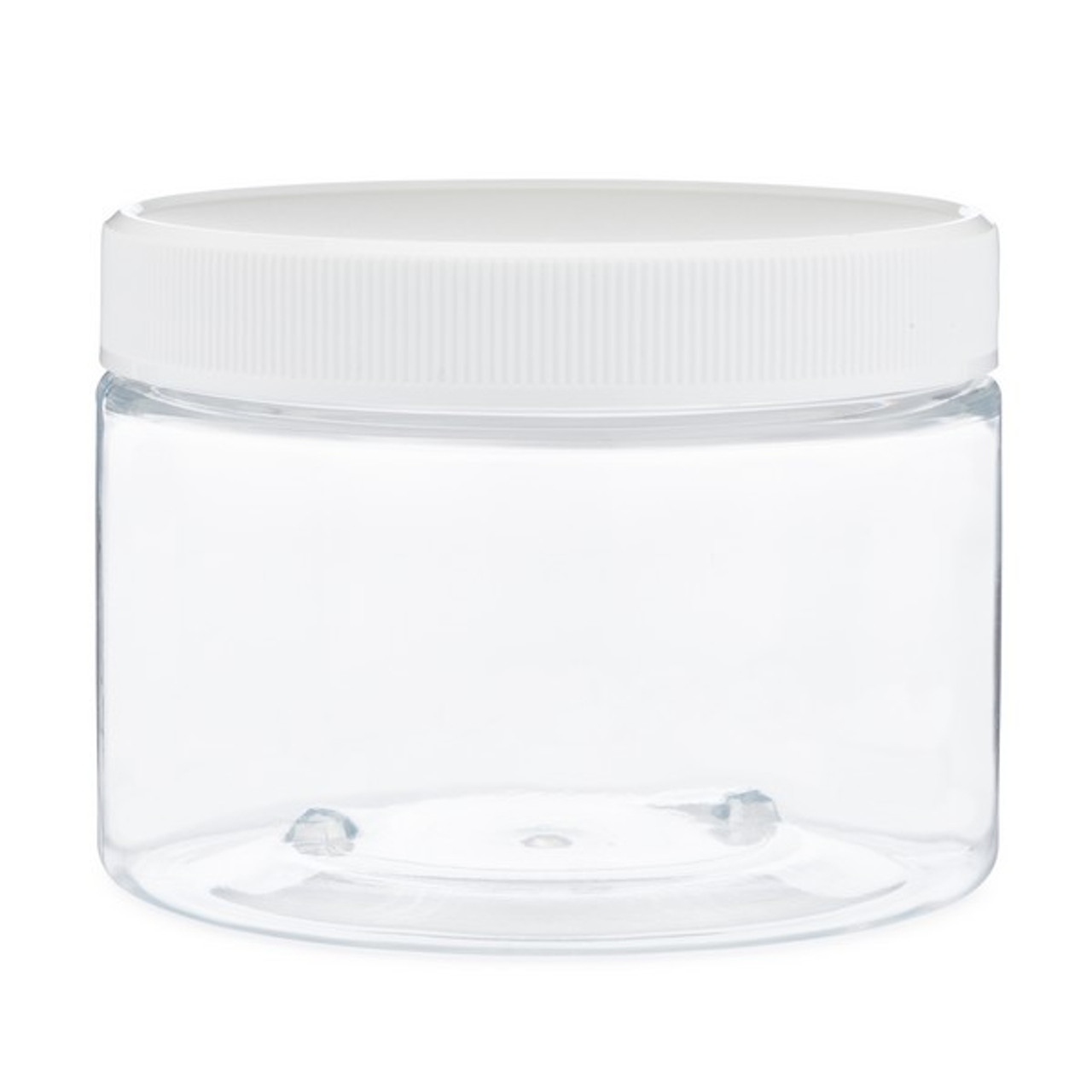 4oz Clear Plastic Jars with Labels & Spatulas & Lids 12-pack; Straight Sided Pet
