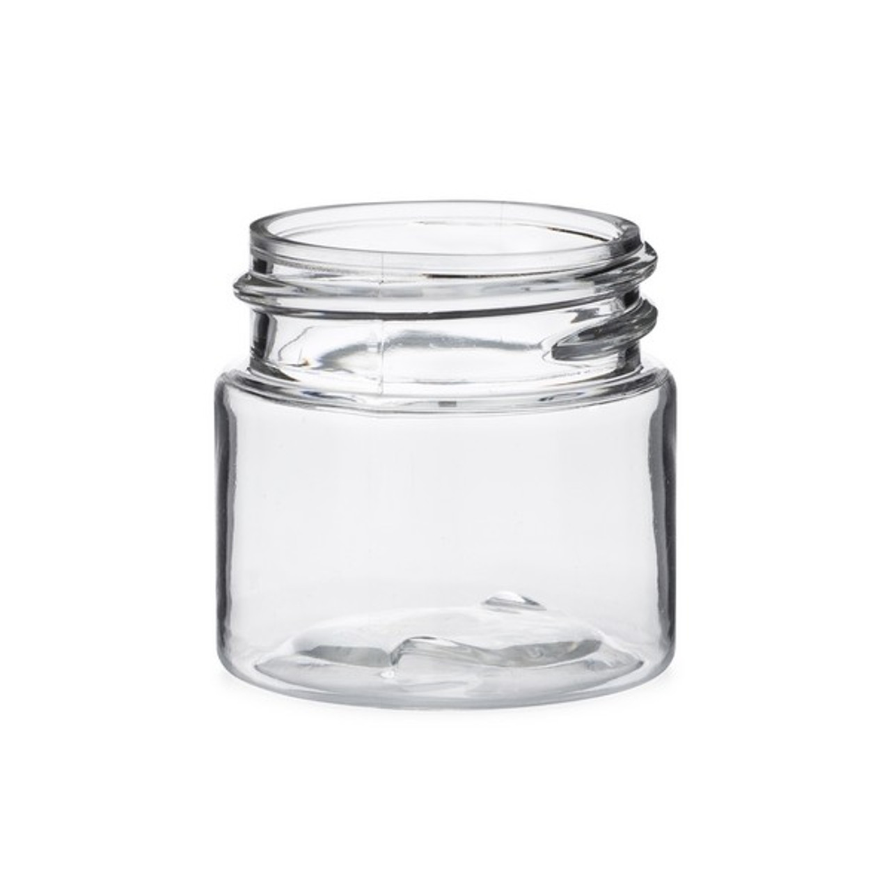 Clear Straight-Sided Glass Jars - 16 oz, Metal Cap