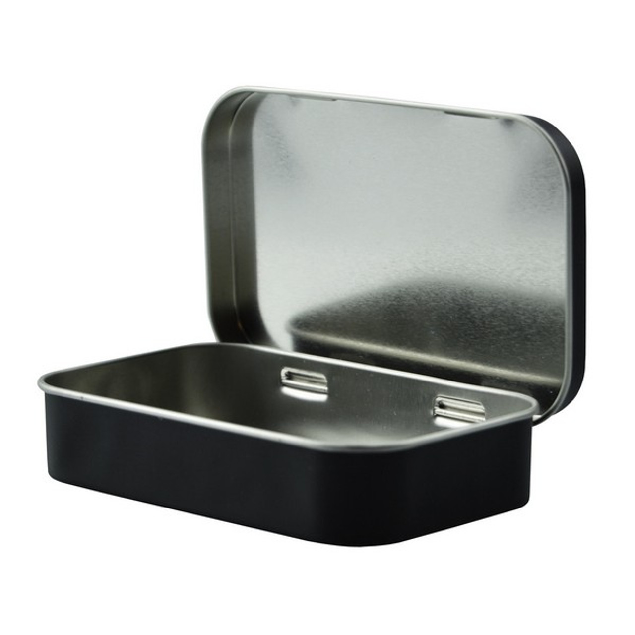 Black Hinged Lid Tins - 6217T24BLK