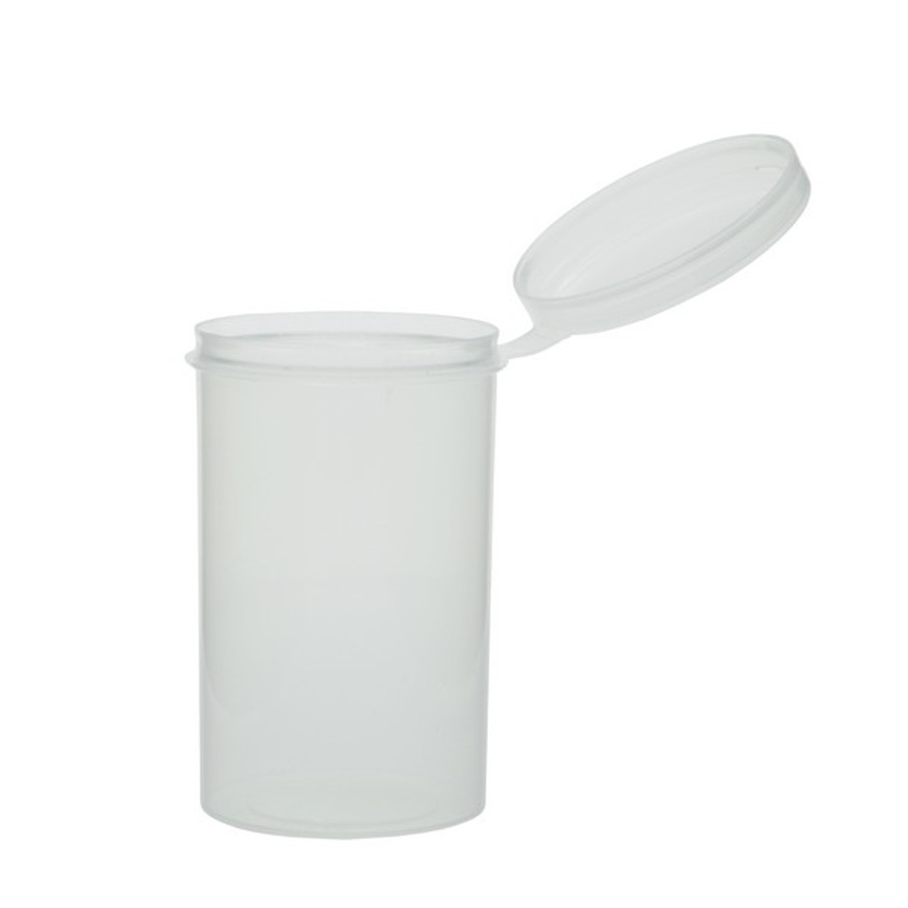 4 oz Clear PP Plastic Attached Lid Containers (Clear Attached Cap) -  2924B29CLR