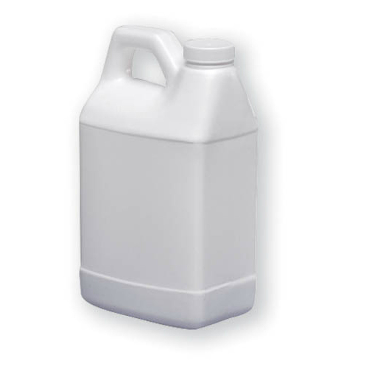 1/2 Gallon (64 oz.) White HDPE Plastic Pry-off Container with