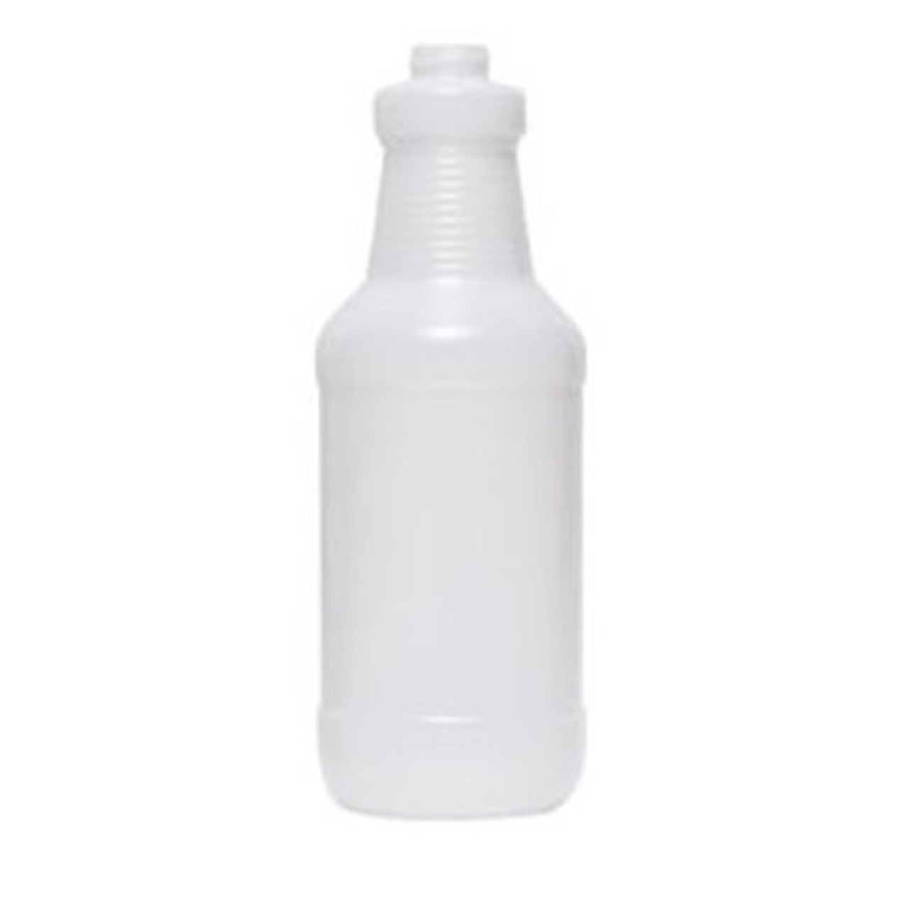 32 oz Natural HDPE Plastic Spray Bottles (Cap Not Included) - Natural BPA Free 28-400