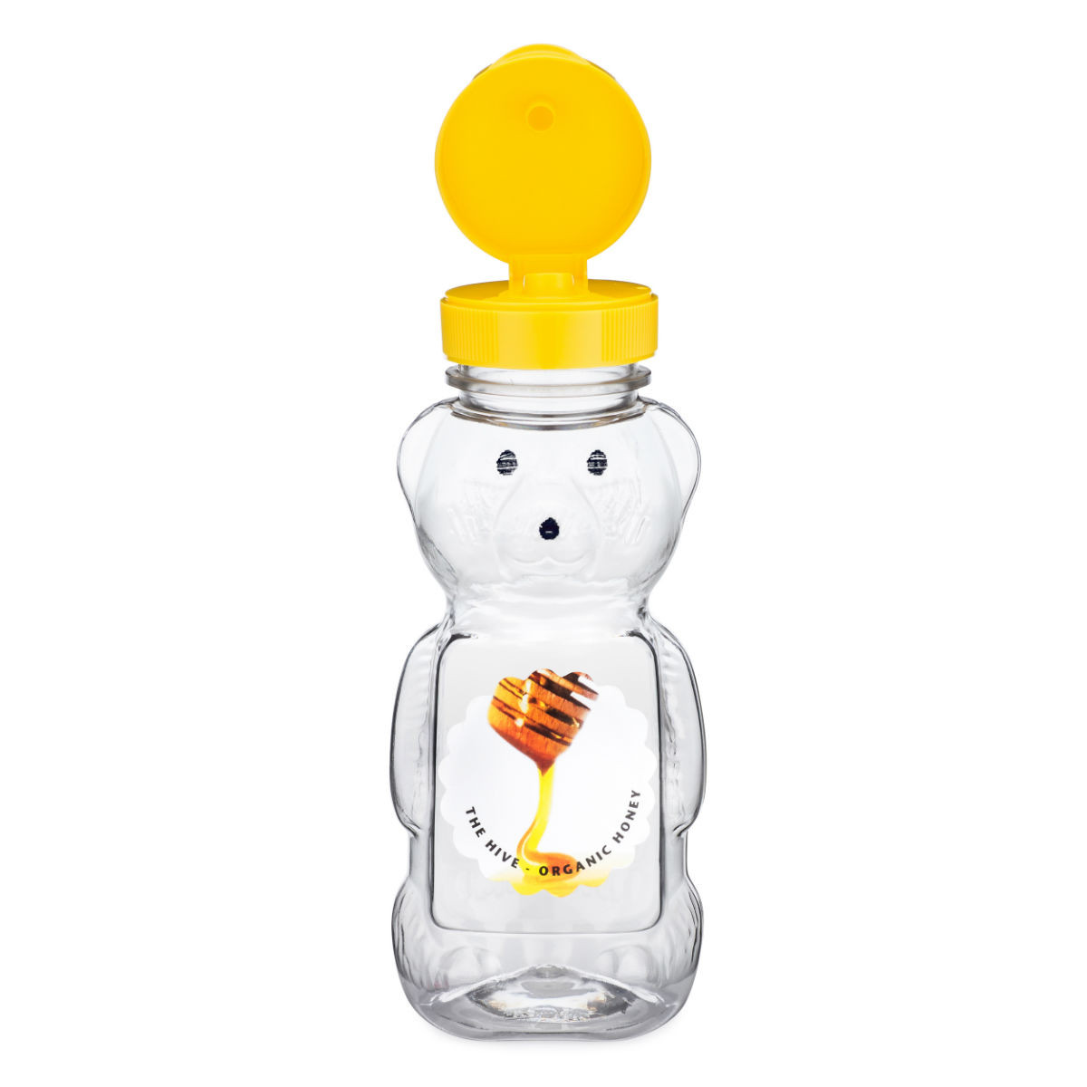8 oz Clear PET Honey Bear Bottles (Flip-Top Cap) | Berlin