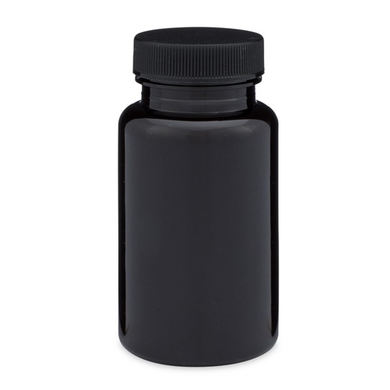 4oz Amber Glass Wide Mouth Packer Bottles (Cap Not Included) - 12/Case, Amber Type III UV Resistant BPA Free 38-400