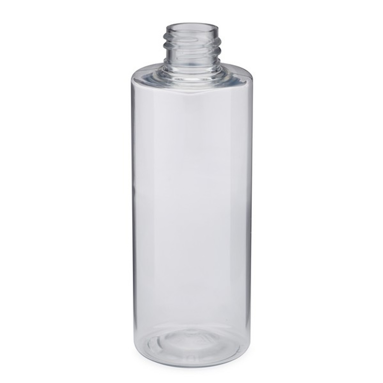 Clear PET Cylinder Round Bottles (Bulk), Caps NOT Included