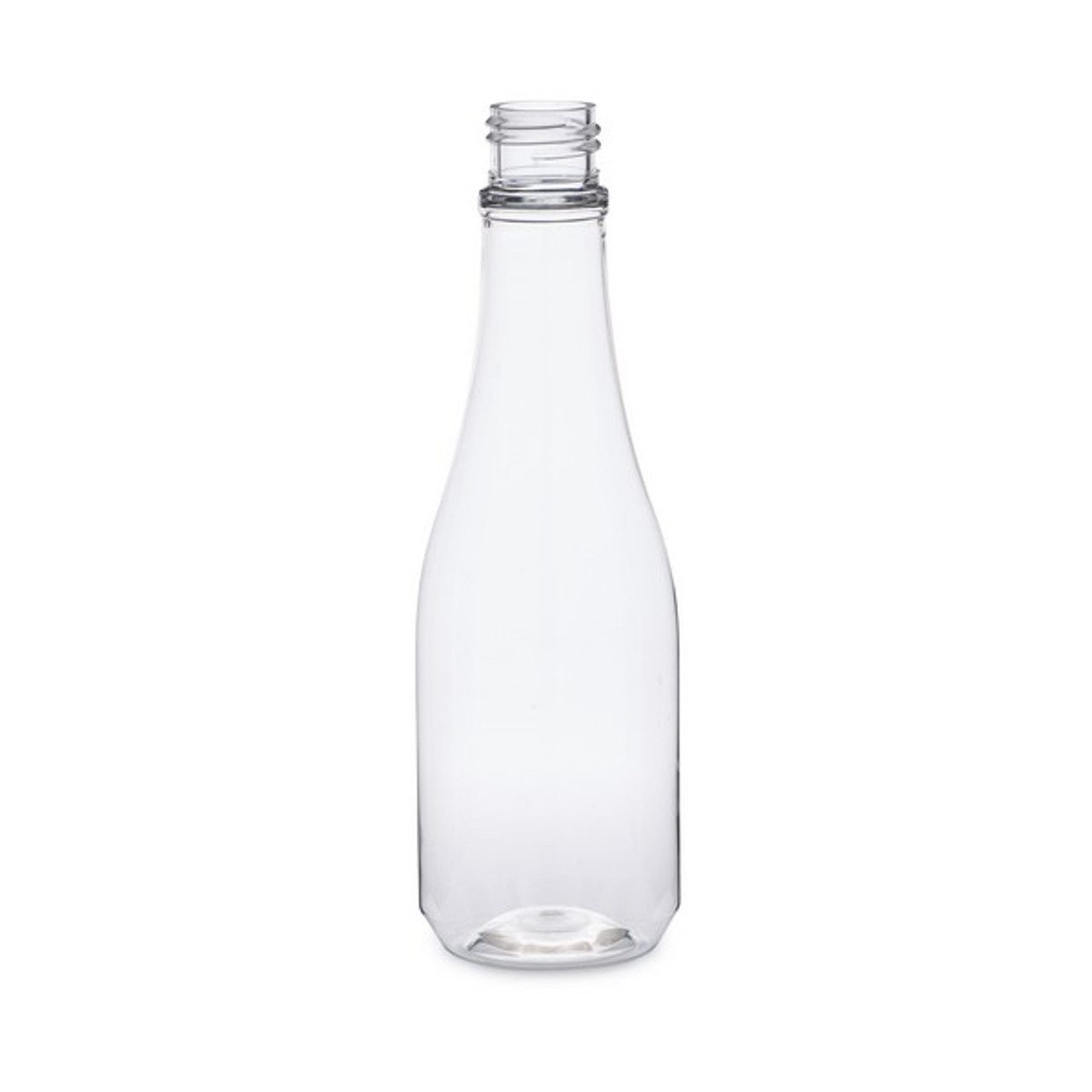 8oz Round PET Empty Plastic Bottle Clear with Custom Cap for