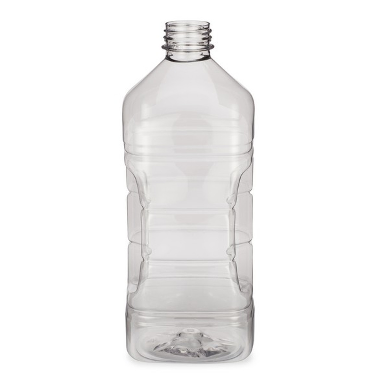 Half Gallon (64 oz.) PET clear wide-mouth Plastic Jars <br><font color=red>  item 110 Pump Cap not suitable for this jar </font> (CP-64) O.Berk® West